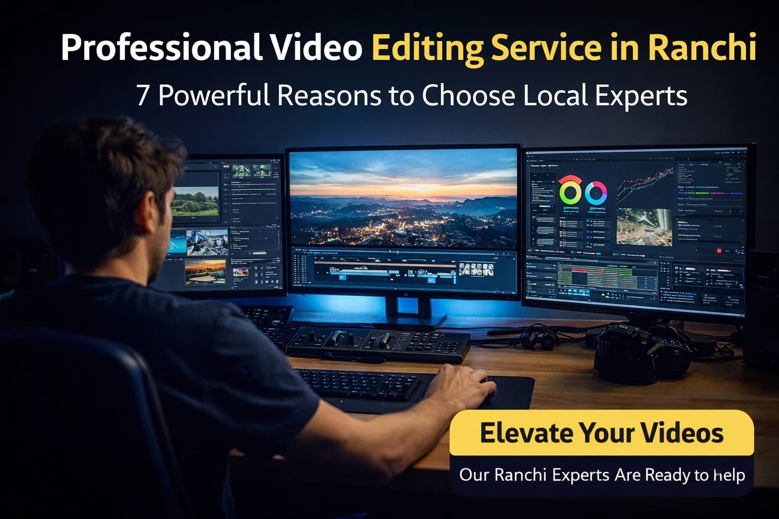 Professional video editing service in Ranchi