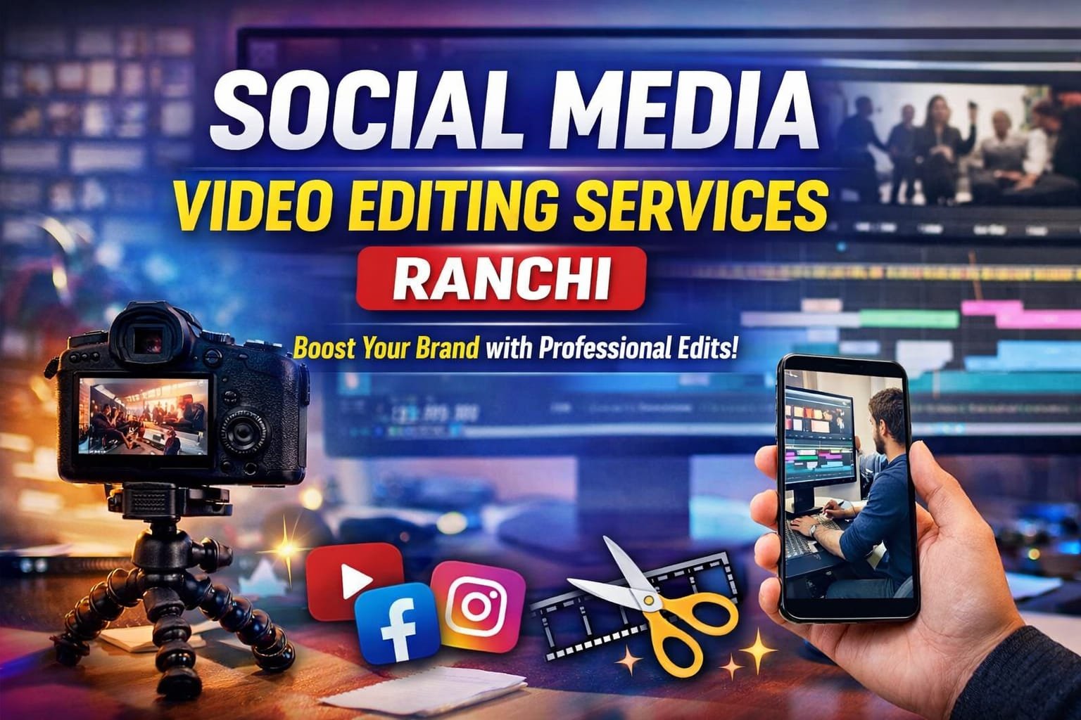 Social Media Video Editing Services Ranchi